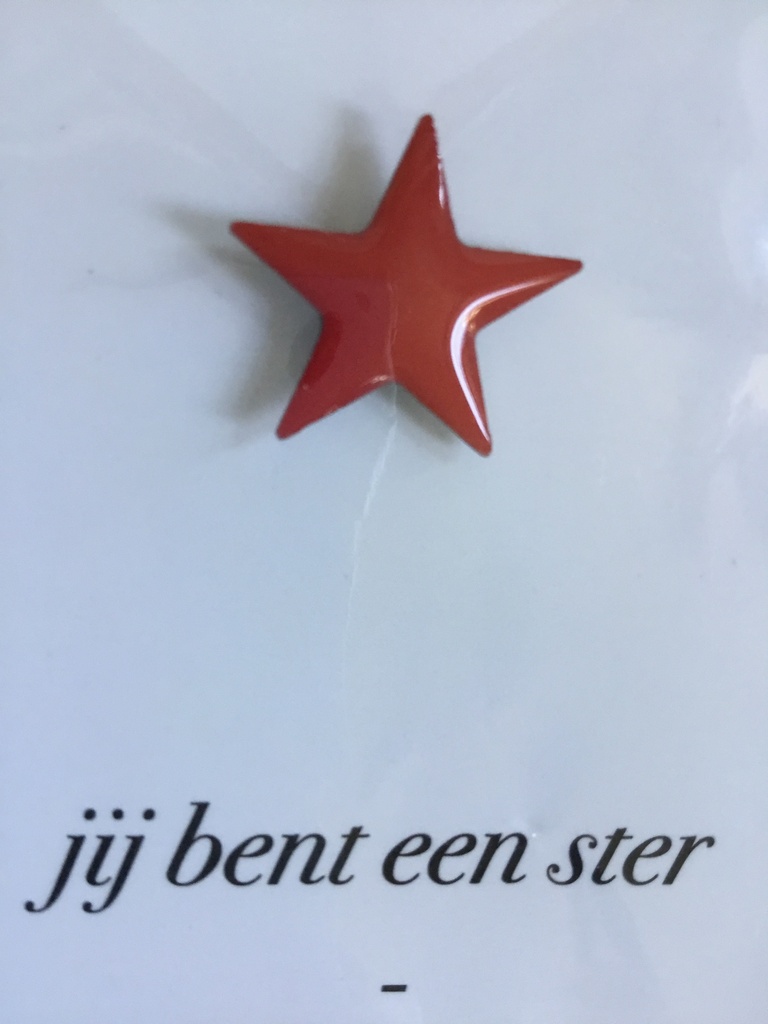 Pins "jij bent een ster"